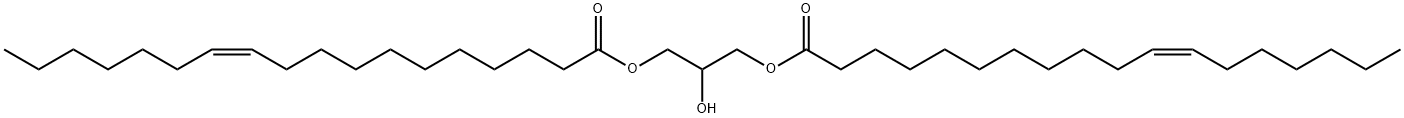 1,3-Dioctadecenoin (11Z) 结构式