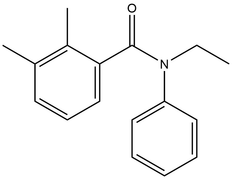 Benzamide, N-ethyl-2,3-dimethyl-N-phenyl-,2942822-72-0,结构式
