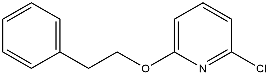2-Chloro-6-(2-phenylethoxy)pyridine Structure