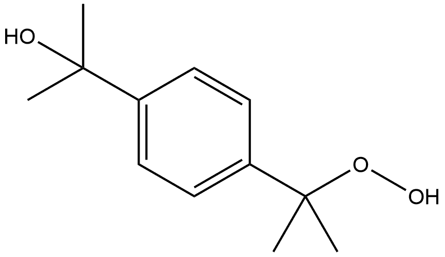 Benzenemethanol, 4-(1-hydroperoxy-1-methylethyl)-α,α-dimethyl-