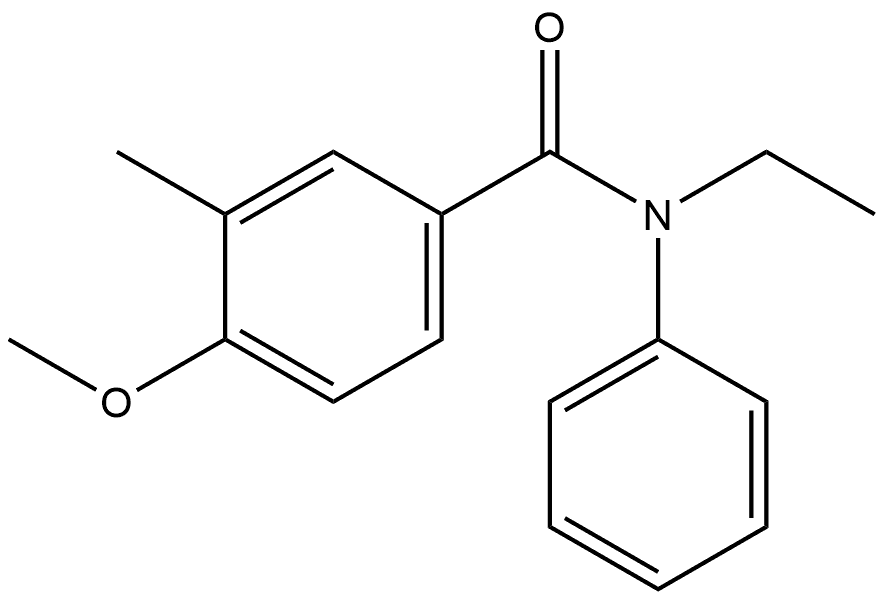 Benzamide, N-ethyl-4-methoxy-3-methyl-N-phenyl-,2950914-99-3,结构式