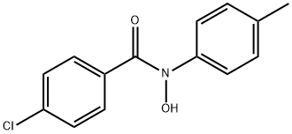 Benzamide, 4-chloro-N-hydroxy-N-(4-methylphenyl)- Structure