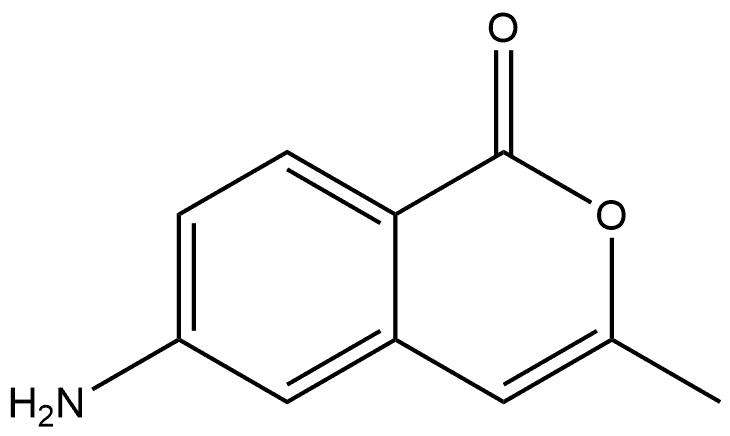 6-Amino-3-methyl-1H-isochromen-1-one Structure