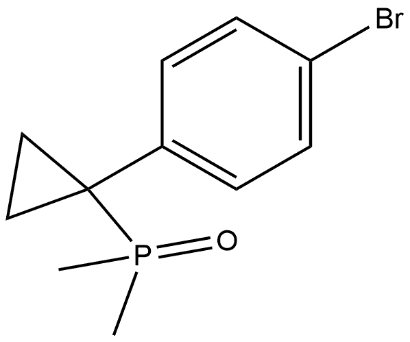 (1-(4-溴苯基)环丙基)二甲基氧化膦,2956783-96-1,结构式