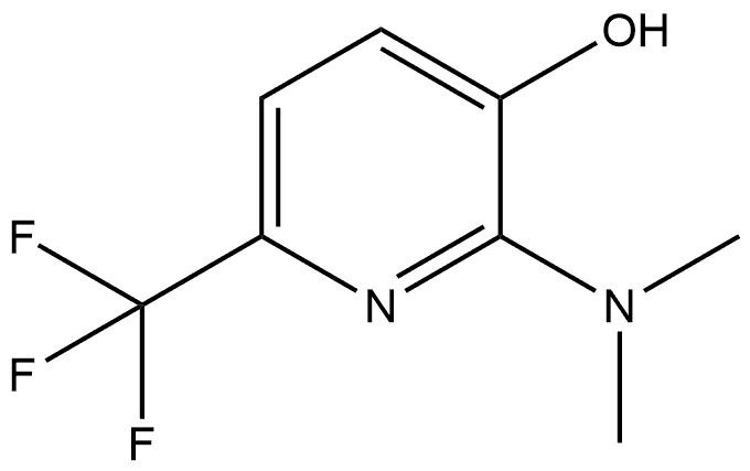 2-(Dimethylamino)-6-(trifluoromethyl)pyridin-3-ol Struktur