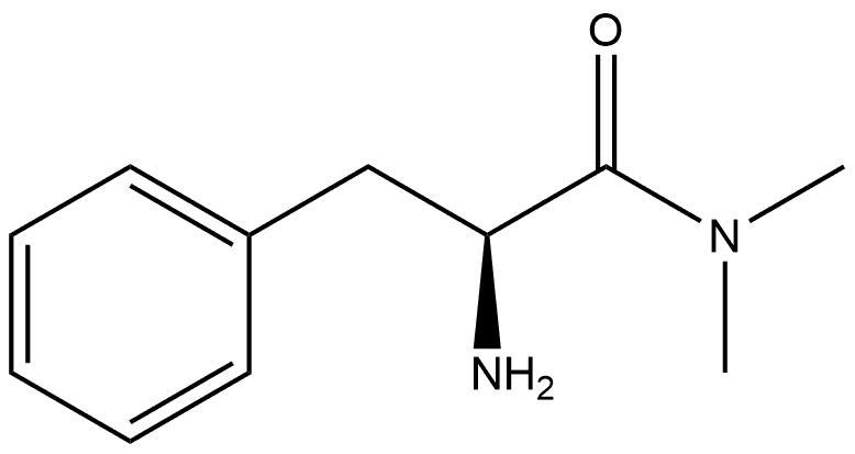 (αS)-α-amino-N,N-dimethyl-Benzenepropanamide Struktur