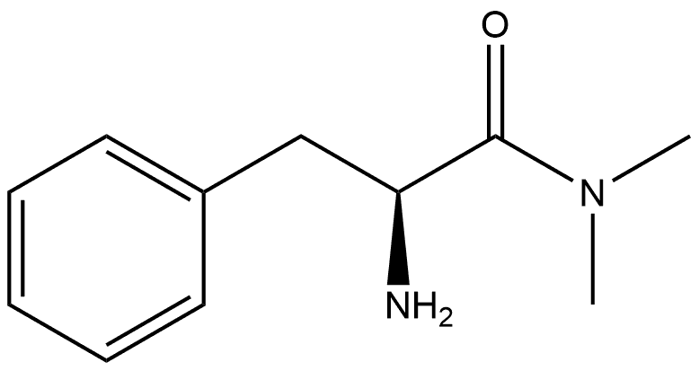 (αS)-α-amino-N,N-dimethyl-Benzenepropanamide Structure