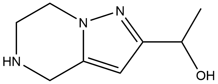 1-(4,5,6,7-四氢吡唑并[1,5-A]吡嗪-2-基)乙-1-醇 结构式