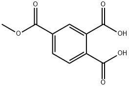 1,2,4-Benzenetricarboxylic acid, 4-methyl ester Structure