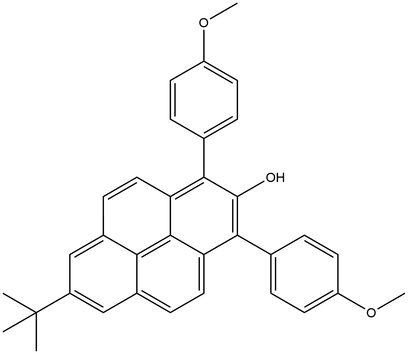 2964543-59-5 7-(tert-butyl)-1,3-bis(4-methoxyphenyl)pyren-2-ol