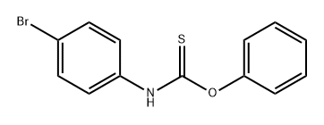 Carbamothioic acid, N-(4-bromophenyl)-, O-phenyl ester Structure