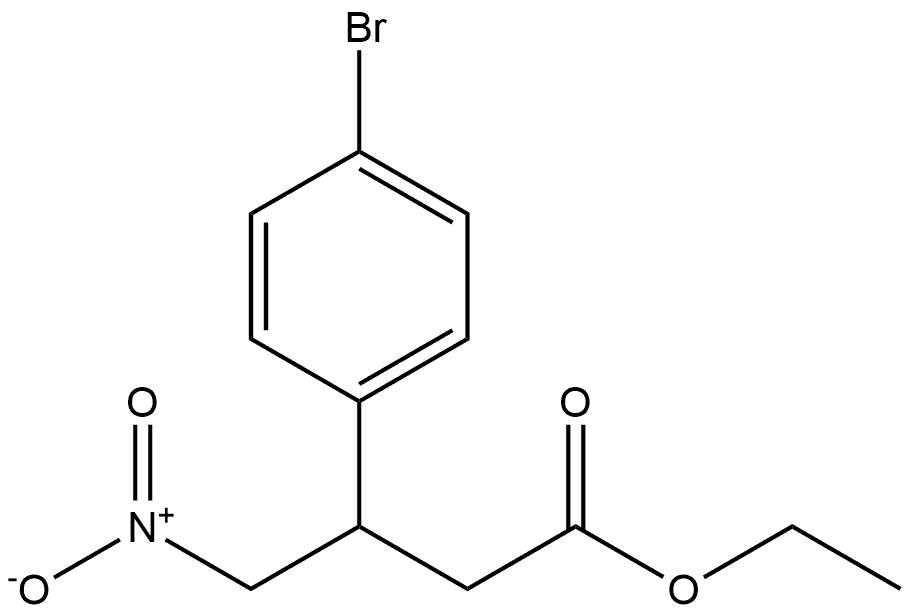 Benzenepropanoic acid, 4-bromo-β-(nitromethyl)-, ethyl ester