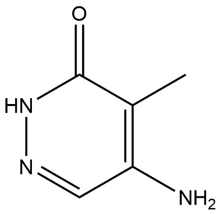 5-氨基-4-甲基哒嗪-3(2H)-酮,2967580-00-1,结构式