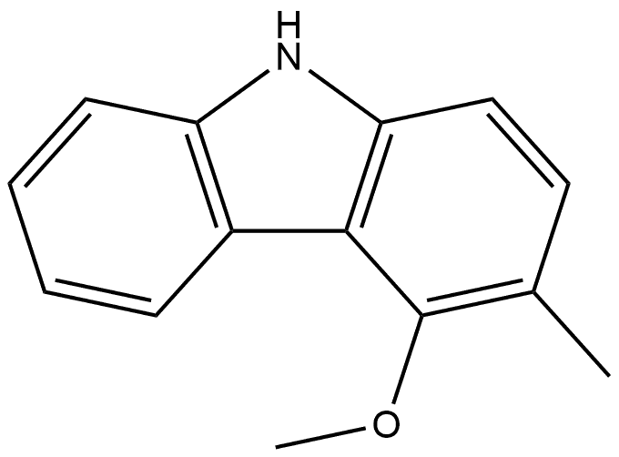 9H-Carbazole, 4-methoxy-3-methyl- 结构式