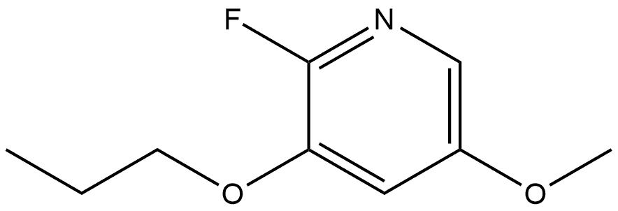 2-fluoro-5-methoxy-3-propoxypyridine,2969362-89-6,结构式