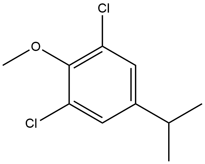 1,3-Dichloro-5-isopropyl-2-methoxybenzene,2969381-08-4,结构式