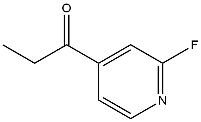 1-(2-fluoropyridin-4-yl)propan-1-one Structure