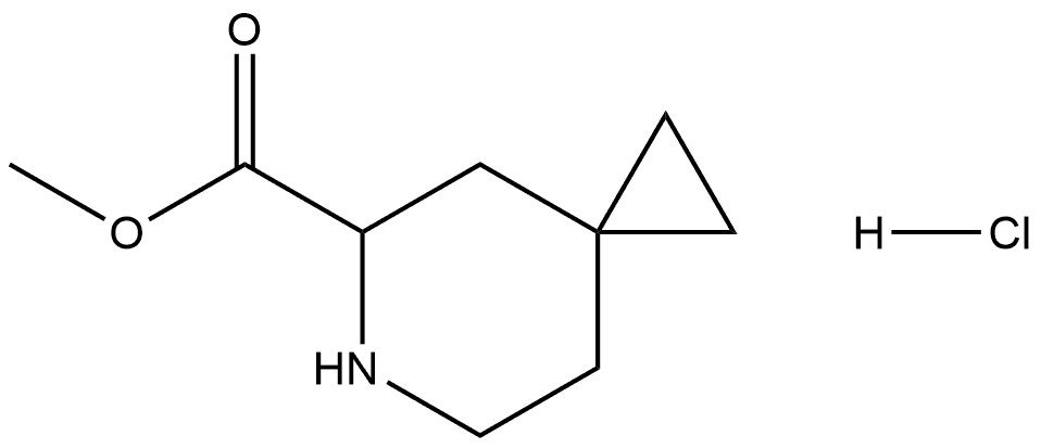 methyl 6-azaspiro[2.5]octane-7-carboxylate hydrochloride Structure