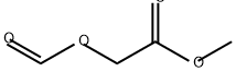 Acetic acid, 2-(formyloxy)-, methyl ester Structure