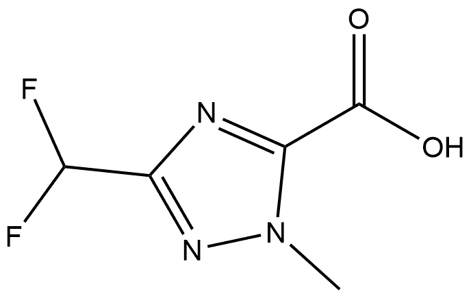 2975625-63-7 3-(二氟甲基)-1-甲基-1H-1,2,4-三唑-5-羧酸