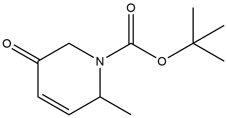 tert-Butyl 6-methyl-3-oxo-3,6-dihydropyridine-1(2H)-carboxylate Struktur