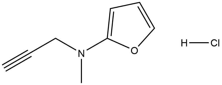 N-Methyl-N-(prop-2-yn-1-yl)furan-2-amine hydrochloride Structure