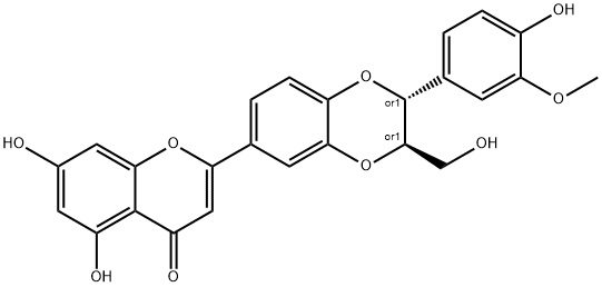 (±)-Hydnocarpin Structure