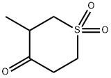 4H-Thiopyran-4-one, tetrahydro-3-methyl-, 1,1-dioxide Structure