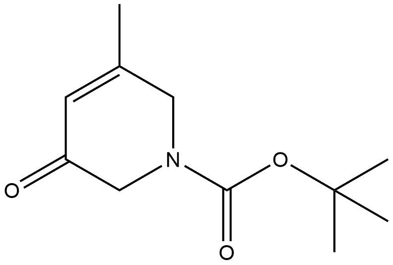 tert-butyl 5-methyl-3-oxo-3,6-dihydropyridine-1(2H)-carboxylate Structure