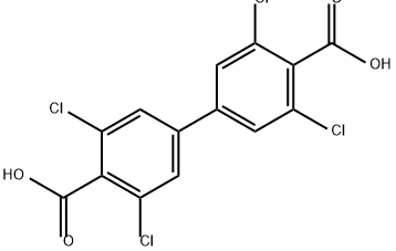 3,3',5,5'-四氯-4,4'-联苯二甲酸,2997-05-9,结构式