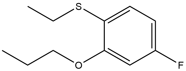 ethyl(4-fluoro-2-propoxyphenyl)sulfane Structure