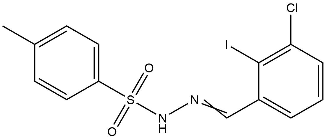 N'-(3-chloro-2-iodobenzylidene)-4-methylbenzenesulfonohydrazide Structure