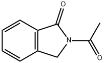 1H-Isoindol-1-one, 2-acetyl-2,3-dihydro-,3006-64-2,结构式