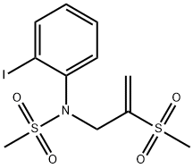 Methanesulfonamide, N-(2-iodophenyl)-N-[2-(methylsulfonyl)-2-propen-1-yl]-