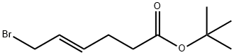 (E)-6-溴己-4-烯酸叔丁酯 结构式
