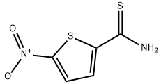 5-硝基噻吩-2-碳硫代酰胺, 30096-68-5, 结构式