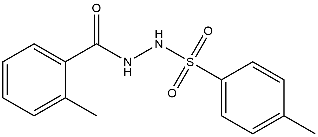 2-Methylbenzoic acid 2-[(4-methylphenyl)sulfonyl]hydrazide,301225-28-5,结构式