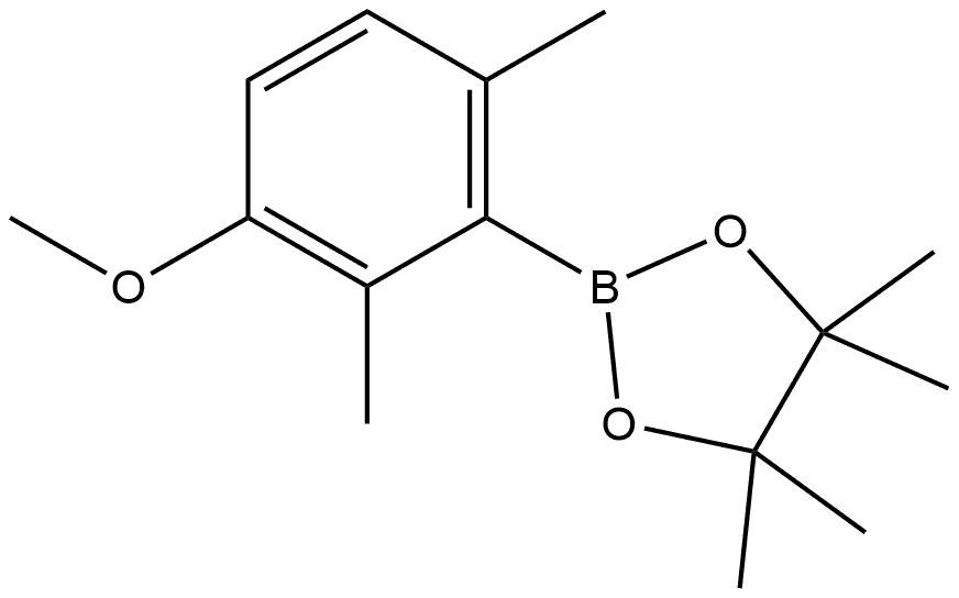 2,6-二甲基-3-甲氧基苯硼酸频哪醇酯 结构式