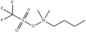 丁基二甲基硅烷基 三氟甲磺酸盐, 301338-11-4, 结构式