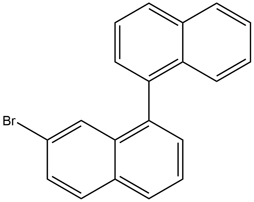 1,1′-Binaphthalene, 7-bromo- Struktur