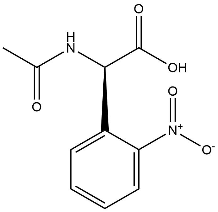 N-Ac-R-2-Nitrophenylglycine Structure