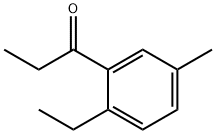 1-Propanone, 1-(2-ethyl-5-methylphenyl)- 化学構造式