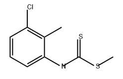 Carbamodithioic acid, (3-chloro-2-methylphenyl)-, methyl ester (9CI) Struktur