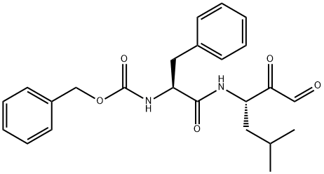 Carbamic acid, [(1S)-2-[[(1S)-3-methyl-1-(oxoacetyl)butyl]amino]-2-oxo-1-(phenylmethyl)ethyl]-, phenylmethyl ester (9CI) 结构式