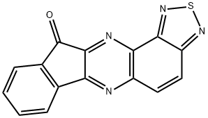 11H-INDENO[1,2-B][1,2,5]THIADIAZOLO[3,4-F]QUINOXALIN-11-ONE 化学構造式