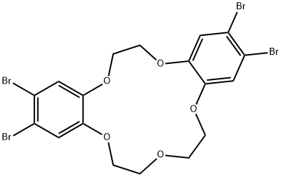 Dibenzo[b,h][1,4,7,10,13]pentaoxacyclopentadecin, 2,3,13,14-tetrabromo-6,7,9,10,17,18-hexahydro-|2,3,13,14-四溴-6,7,9,10,17,18-六氢二苯并[B,H][1,4,7,10,13]五氧杂环十五烷