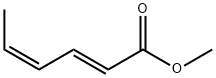 2,4-Hexadienoic acid, methyl ester, (2E,4Z)- Struktur