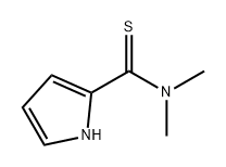 1H-吡咯- 2-硫代甲酰胺,N,N-二甲基,30380-74-6,结构式