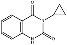 2,?4(1H,?3H)?-?Quinazolinedione, 3-?cyclopropyl- Struktur