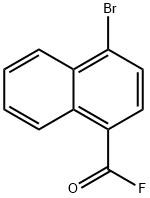 4-Bromo-1-naphthoyl fluoride Struktur